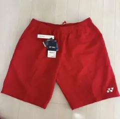 YONEX ハーフパンツ Oサイズ レッド