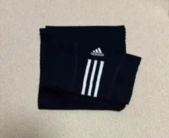 adidas ネイビー ストライプ マフラー