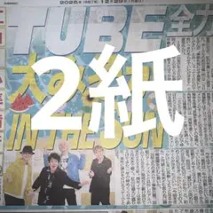 TUBE 紅白リハ　松田聖子　紅白大トリ　12/29付スポニチ＆ディリー