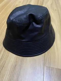niko and ... オリジナルレザー調バケットハット　ブラック