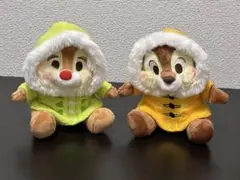 ディズニー　チップ&デール（ダッフルコート）ぬいぐるみ　ペアセット