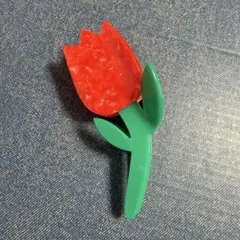 新品未使用 ZARA ザラ チューリップ ヘアクリップ