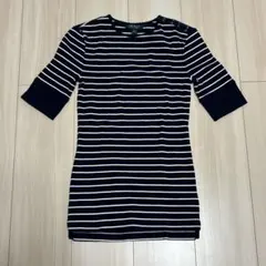 【希少】LAUREN ラルフローレン　ボーダー　Tシャツ　トップス