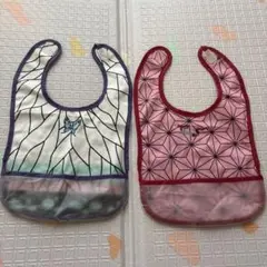 鬼滅の刃　お食事エプロン2点セット　胡蝶しのぶ