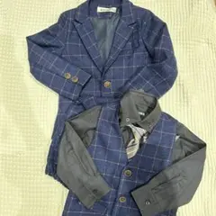 ネイビーフォーマルスーツ キッズ 100 入園式男の子 セレモニー