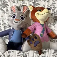 ズートピア ぬいぐるみ ジュディ ニック セットのサムネイル