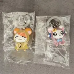 めじるしアクセサリー　ハム太郎　リボンちゃん　キーホルダー　ガチャガチャ