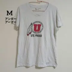 アンダーアーマー 半袖 Tシャツ 白 ホワイト カジュアル