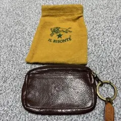IL BISONTE レザーコインケース キーリング付き