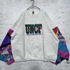 X64 リメイク スウェット レトロ 切替 90s 古着 ヴィンテージ アメカジ