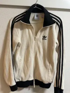 パパさん様 ワッフルトラックジャケット ホワイト パパさん様adidas ワッフルトラックジャケット ホワイト - メルカリ