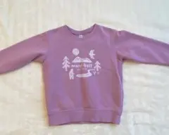 mont-bell 子供用トレーナー 100サイズ 紫