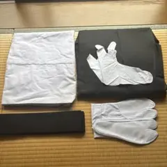 【未使用】弓道　道着　帯 手袋 セット