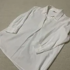 UNIQLO スキッパーシャツ ホワイト M