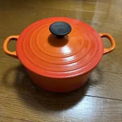 ル・クルーゼLE CREUSET※両手鍋24cm※チェリーレッド - メルカリ