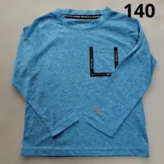 OUTDOOR PRODUCTS ロンT ブルー ロゴテープ スポーツ