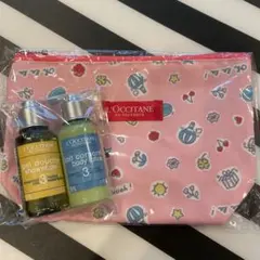ロクシタン☆ポーチ・シャワージェル・ボディーローションセット