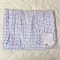 青木美沙子 敷きパッド枕カバー 寝具2点セット フリル リボン ギンガム 