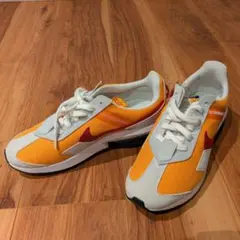 Nike オレンジ/ホワイト スニーカー24.5cm