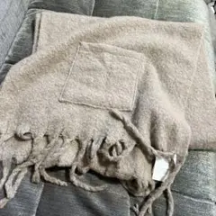新品タグ付き　ストール ポケット付き