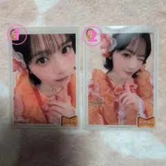 鎮西寿々歌 クリアトレカ 2枚セット