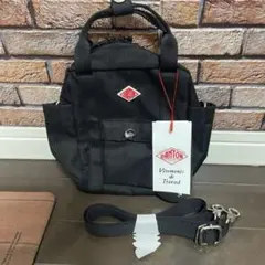 DANTON ブラック ミニ　トートバッグ ポーチショルダー　ポシェット