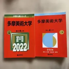 赤本 多摩美術大学 2022・2026年版セット