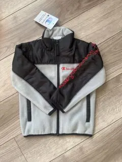 新品未使用タグ付　Champion フリースジャケット 黒/グレー