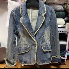 レア✨　デニムジャケットLサイズ　レディース