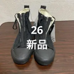 新品 GU UNDERCOVER ハイカットスニーカー ブラック 26cmのサムネイル