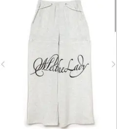 melt the lady logo slit pants