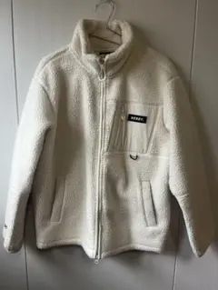 NERDY オフホワイト フリースジャケット ユニセックス