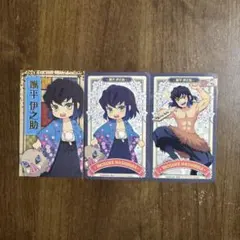 鬼滅の刃 嘴平伊之助 壱ノ章-彩典- namco 箔押し カード ステッカー