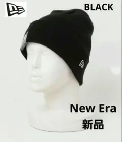 【新品】NEWERA　ニューエラ　ニット帽　ビーニー　送料込　BLACK