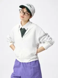 GU UVカットフルジップパーカ