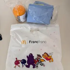 McDonald's Francfranc コラボ 保冷バッグ(青）スープジャー