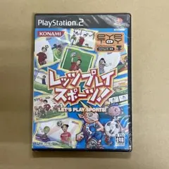【未開封】PS2 レッツプレイスポーツ！