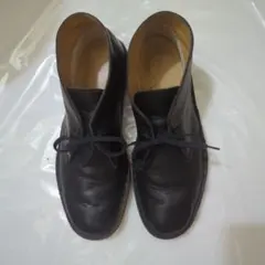 JIL SANDER by Clarks チャッカブーツ 黒 レザー 24.5のサムネイル