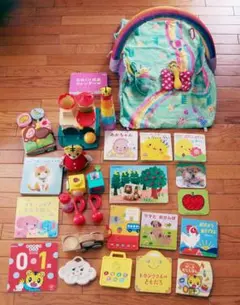 こどもちゃれんじBaby 1年分 0~1歳 知育玩具セット+おまけ立体絵本