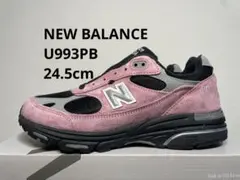 新品未使用品 ピンク 24.5cm NEW BALANCE U993PB