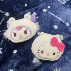 ちいかわ　ハローキティ クロミ ヘアクリップセット
