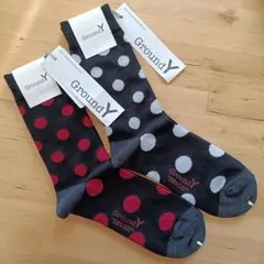 Ground Y 水玉模様ソックスセット 25~27cm
