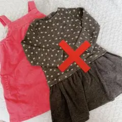 プチバトー　秋冬向けワンピース　18m 81cm