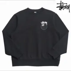 【人気デザイン】ステューシー 8ボール スウェット 黒 M ストリート 定番