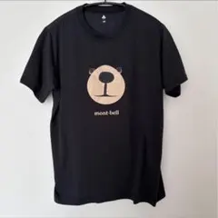 mont-bell クマロゴ Tシャツ 160 黒