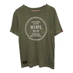 16ss WTAPS ダブルタップス 半袖Tシャツ ロゴ オリーブ M - メルカリ