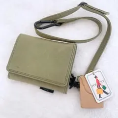 PORTER CASE 三つ折り財布 本革 日本製 カーキ 新品 ポーターケース