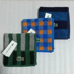 ☆メルカリ便☆ ラコステ タオルハンカチ ３枚セット　No.72