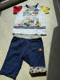 ホットビスケッツＴシャツ＆ハーフパンツ90cm