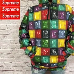 【☆高級感抜群☆】極美品 Supreme パーカー L 総柄 超入手困難 極上品
